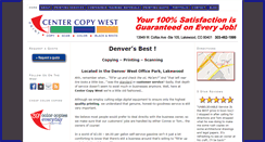 Desktop Screenshot of centercopywest.com