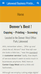 Mobile Screenshot of centercopywest.com